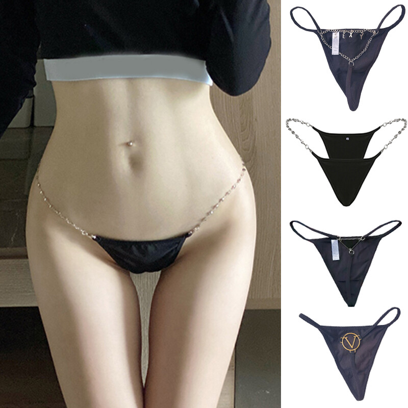 Women's Sexy Chain G-string Thong Panties Babydoll Lingeries Underwear Clubwear*