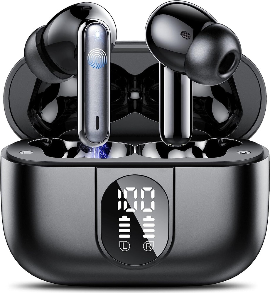 Wireless Earbuds, 2023 Bluetooth 5.3 Headphones Hifi Stereo, 40H Playtime In-Ear