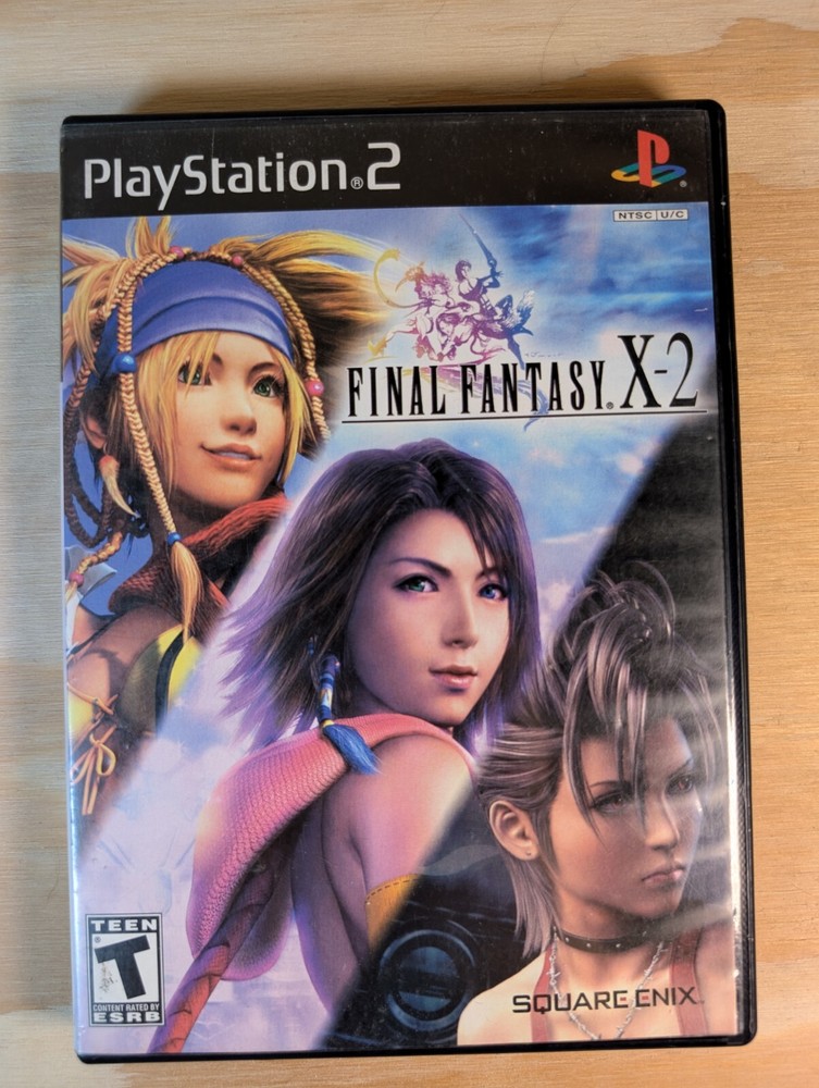 Final Fantasy X-2 (Sony PlayStation 2, 2003) w/ Registration Card