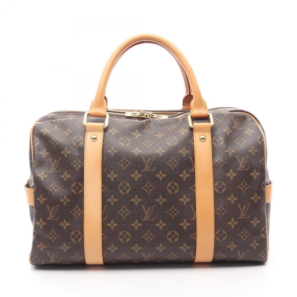 LOUIS VUITTON Carryall Travel Duffle Handbag M40074 Monogram Canvas Used LV