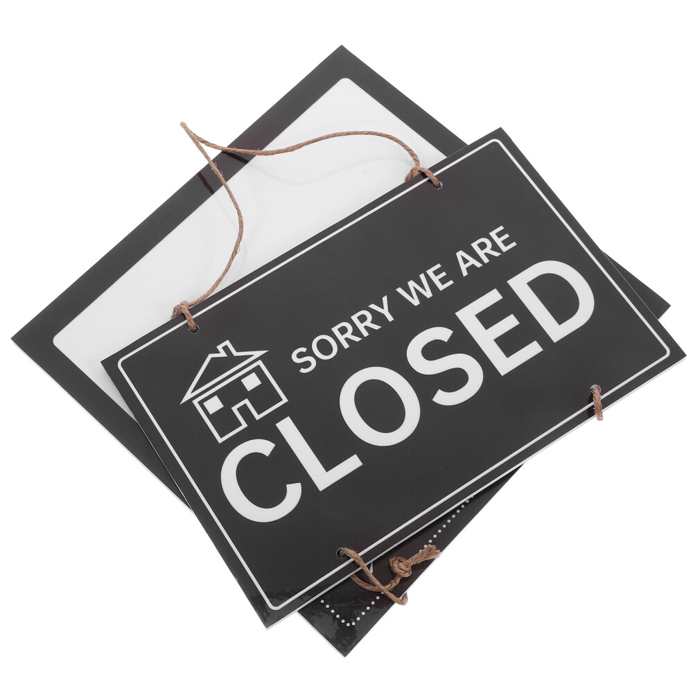 Boards with Letters for Glass Door Markers Business Hours Listing Erasable Sign