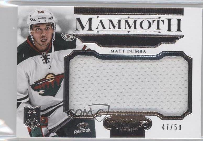 2013 Dominion Mammoth 2013-14 Anthology Update Jersey /50 Matt Dumba Rookie RC