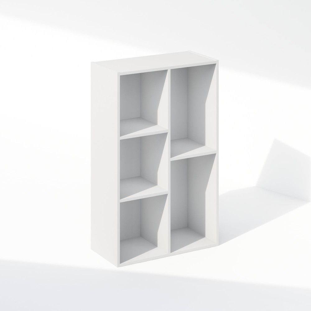 5-Cube Reversible Open Shelf Bookcase Storage Organizer by Reed