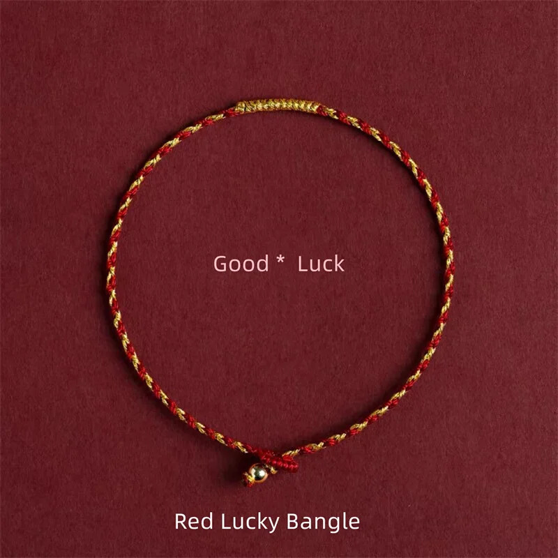 Handmade Red String Lucky Bracelet Anklet for Good Luck Charm