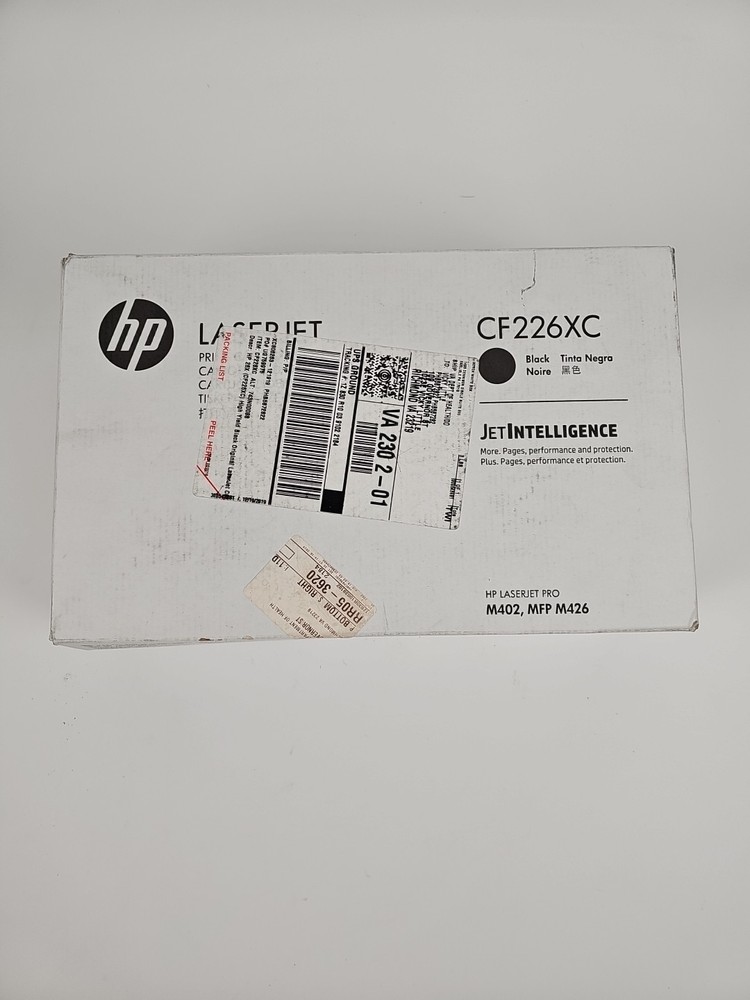 Genuine HP CF226XC Black Toner Extra High Yield New Sealed OEM