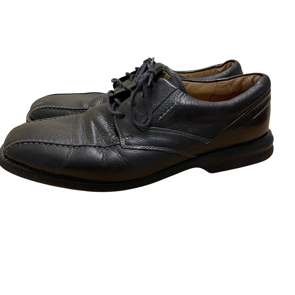 Florsheim Leather Dress Shoes Mens Size 12 Black Comfort Oxfords Lace Up