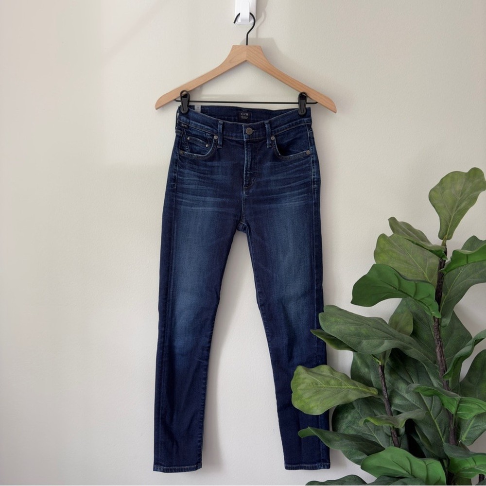 Citizens of Humanity Rocket High Rise Skinny Jeans Dark Wash USA Made