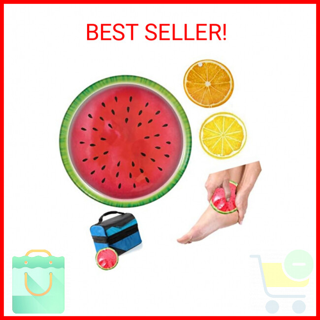 2 Reusable Gel Ice Packs for Pain Relief Lunch Box Cooler Kids Cold Therapy