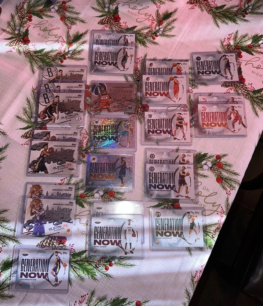 2025-26 TOPPS NBA FLAGSHIP BASKETBALL 24 Cards ASSORTED LOT RC