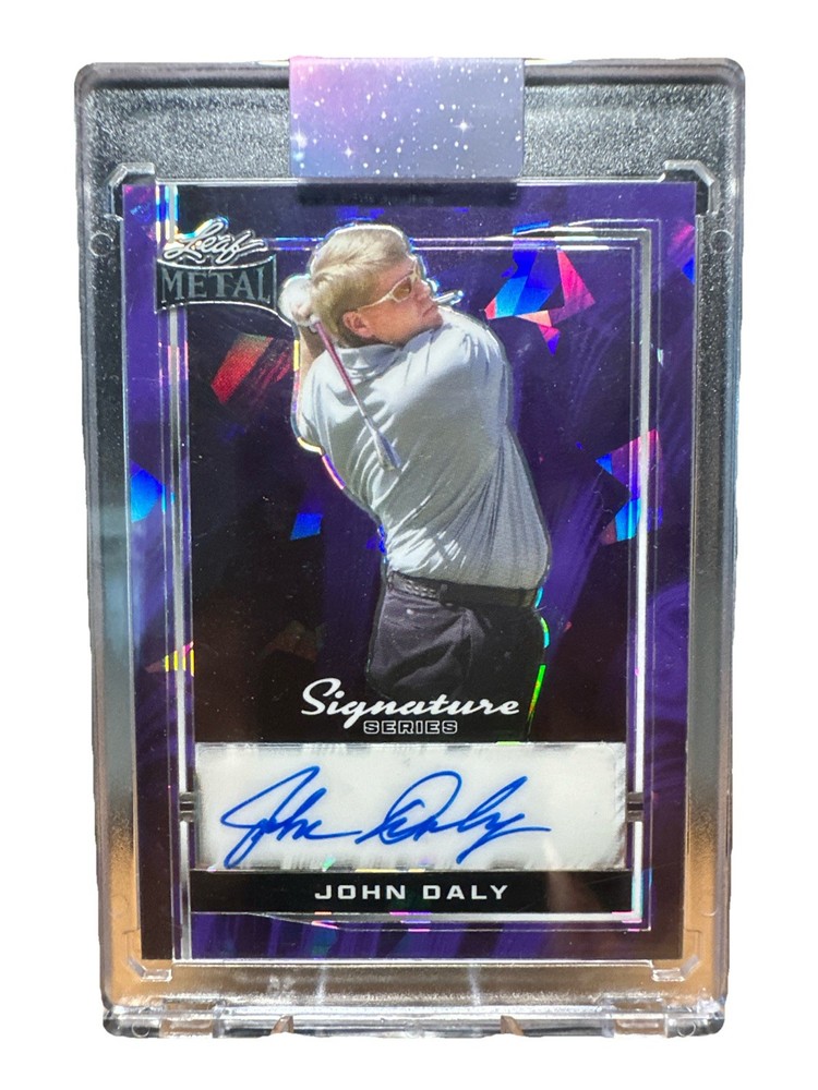 John Daly Auto 2024 Leaf Metal - 1/1 Leaf Metal Signature Series