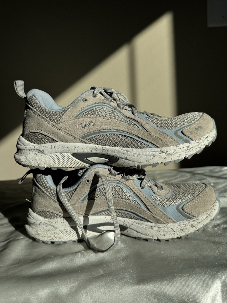 Ryka Sky Walk Trail Womens Gray/Blue running Shoes Size 5.5M
