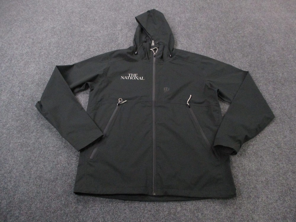 Topo Designs Jacket Mens L Lightweight Camping Outdoors Hiking Rain Coat Logo