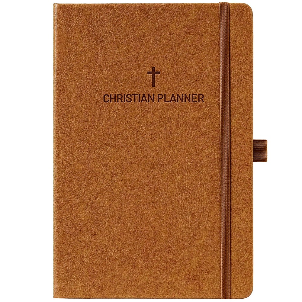 2025 Christian Daily Bible Planner 5.7x8.4 Jan-Dec Devotional Journal