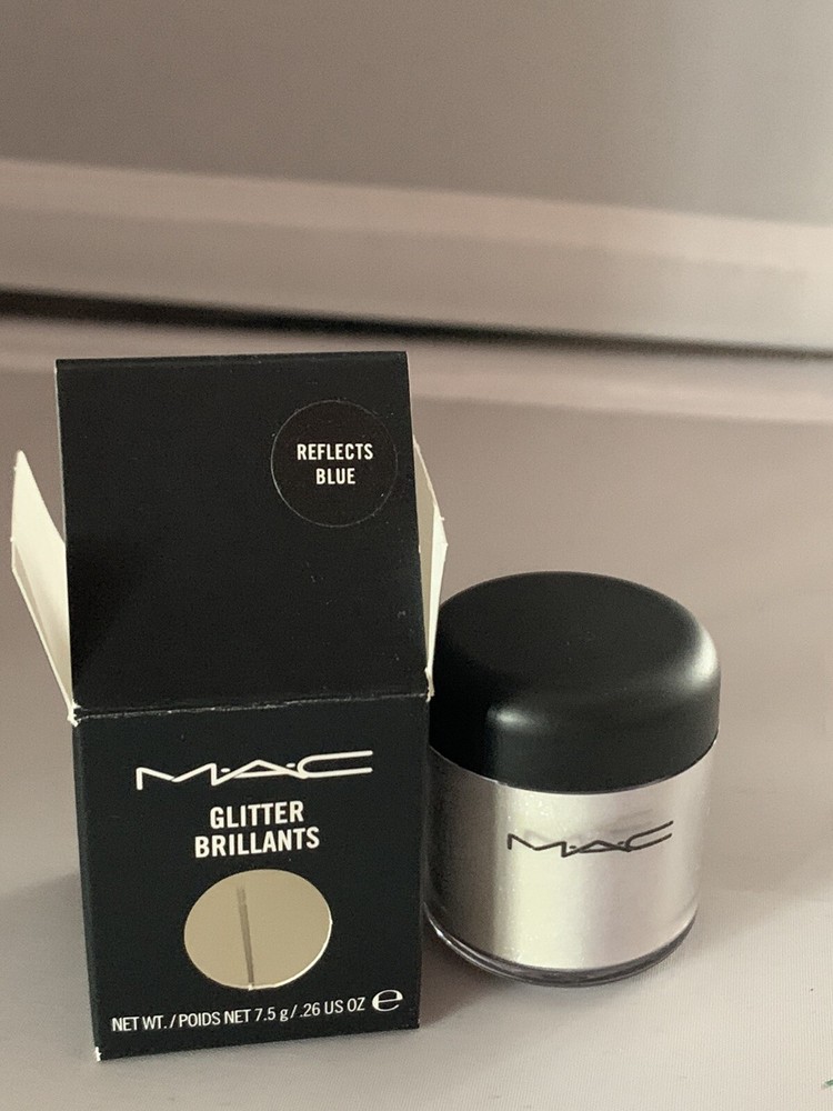 MAC Reflects Blue Eyeshadow – Rare Full Size 7.5g – Limited 10-Day Sale-image