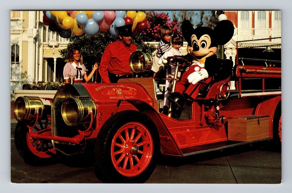 Vintage Mickey Mouse Walt Disney World Orlando Florida Postcard