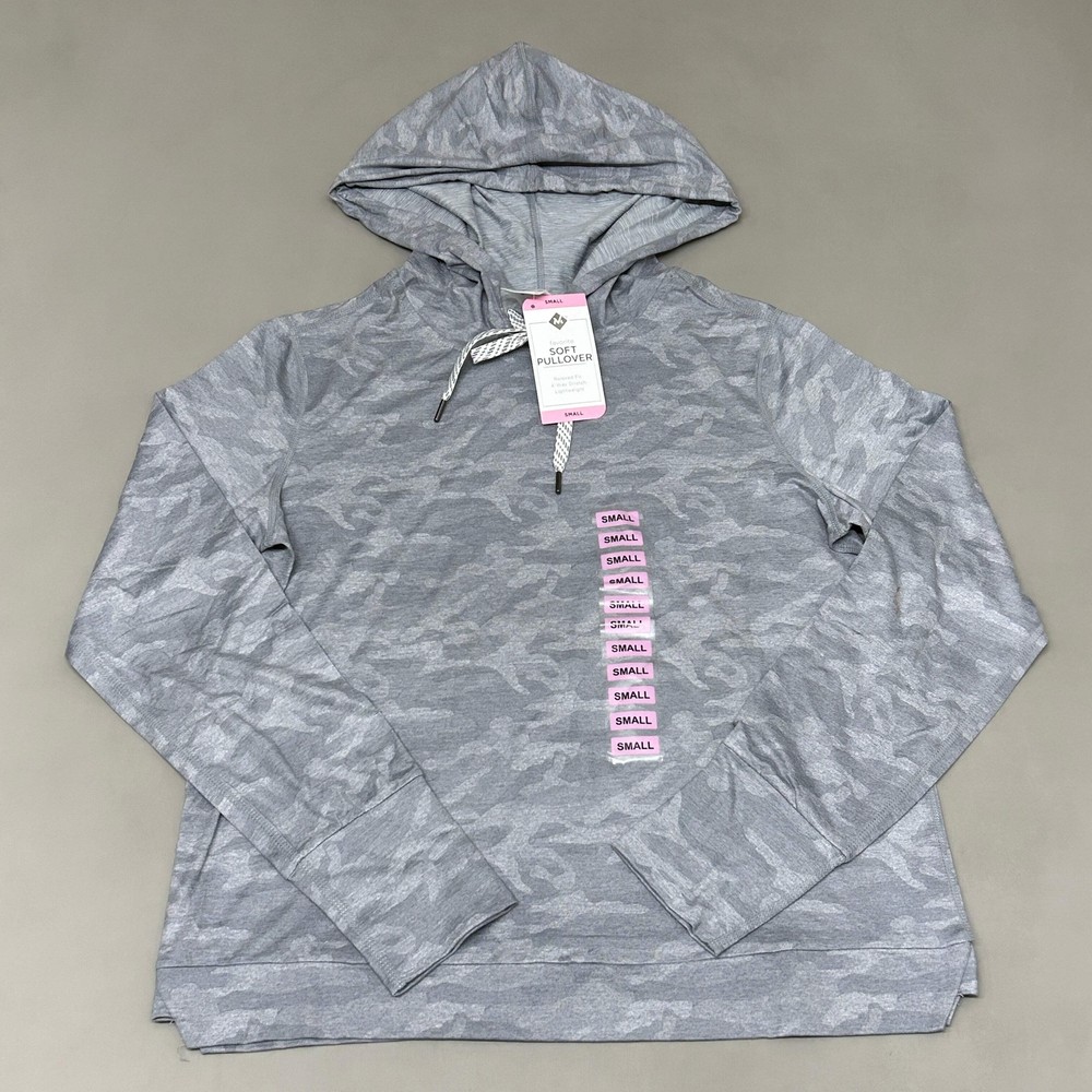 MEMBERS MARK Soft Pullover Light Grey Camo Size Small New Cozy Comfort-image
