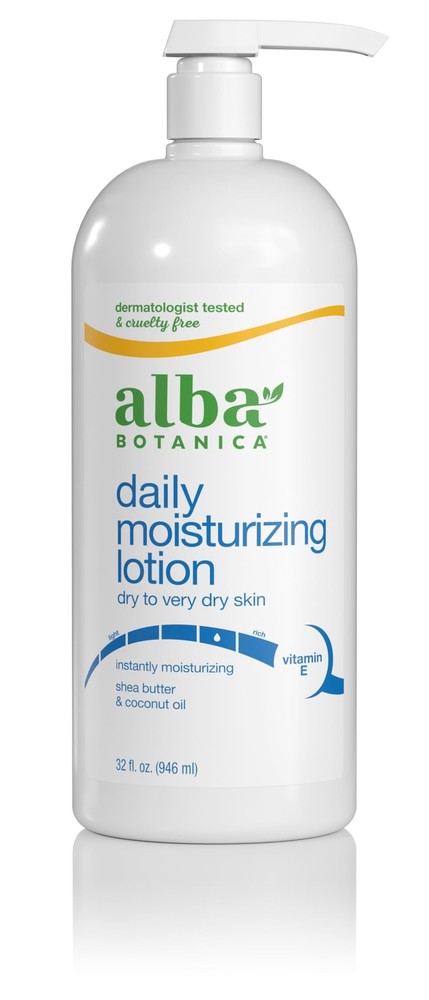 Daily Moisturizing Lotion Dry to Very Dry Skin with Shea Butter and Coconut O...