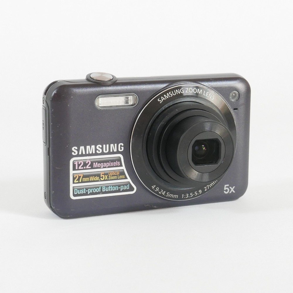 Samsung ES73 12.2MP Digital Camera BLACK 5X ZOOM SERVICED TESTED!