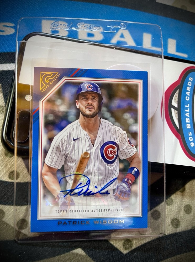 2022 Topps Gallery Patrick Wisdom Autograph Card 17/50 Chicago Cubs