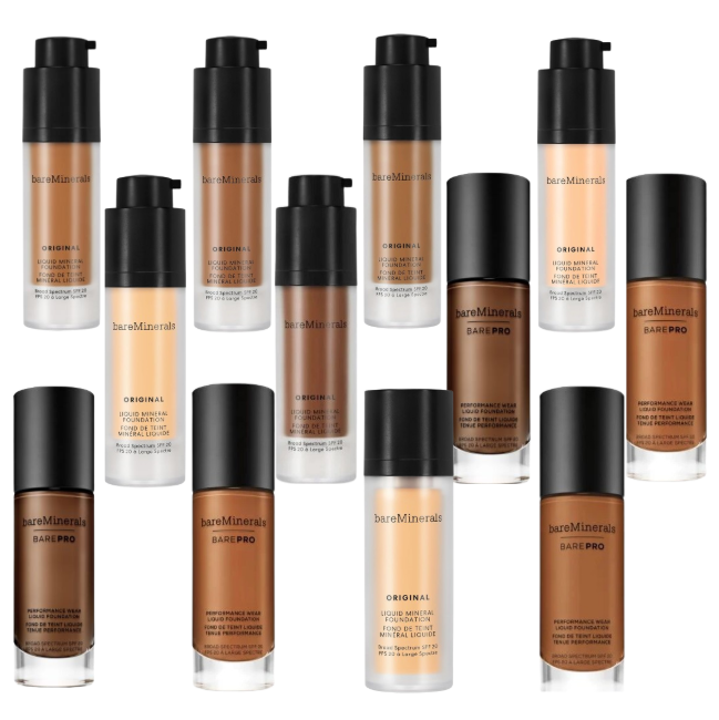 bareMinerals Original Liquid Foundation Makeup – Multiple Shades Available