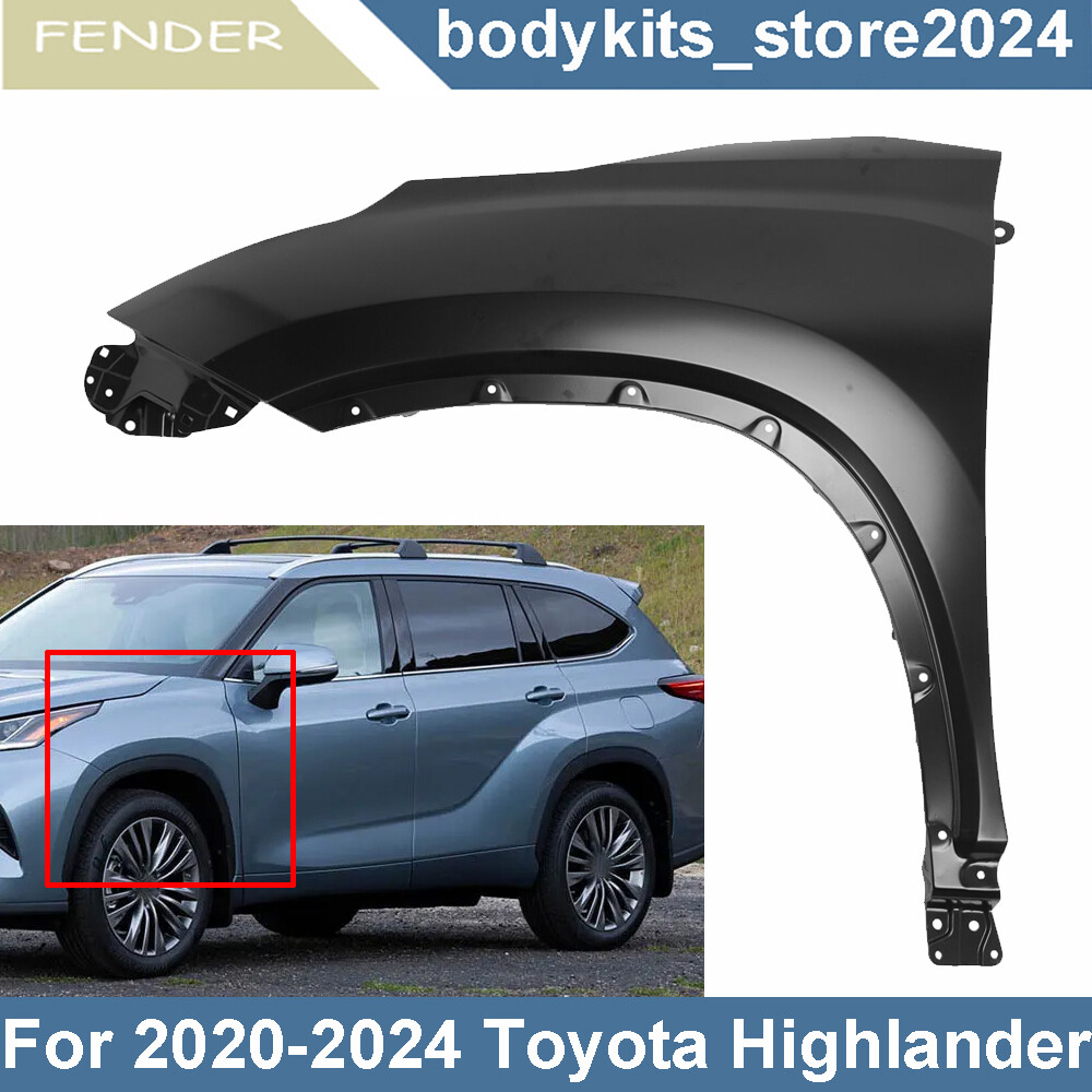 2020-2023 Toyota Highlander Driver Side Steel Fender Primed TO1240277