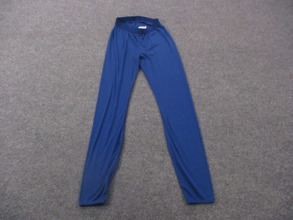 Vintage Men's M Patagonia Blue Capilene Thermal Base Layer Pants for Hiking Camping