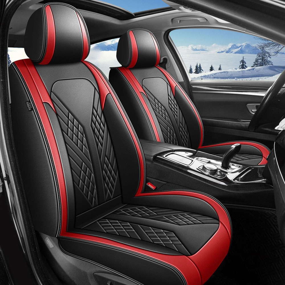 For Toyota Prius 2003-2015 Full Set Car Seat Cover PU Leather Front Rear Cushion