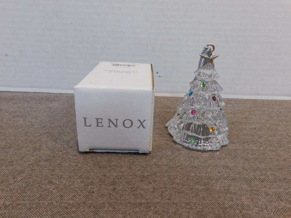 Lenox Jeweled Clear Christmas Tree Ornament