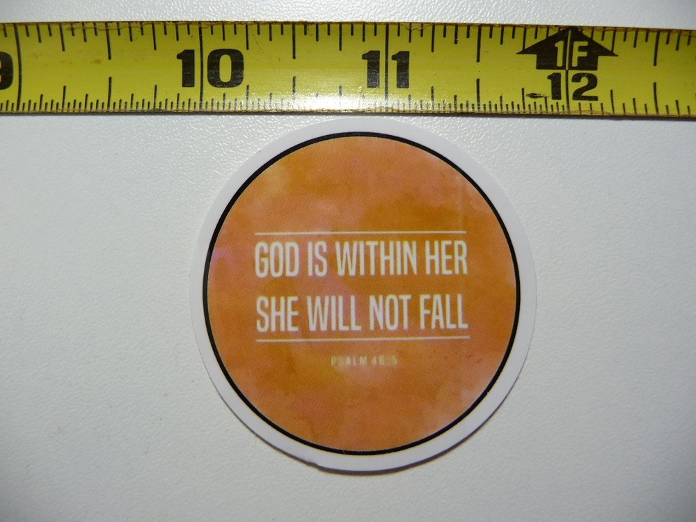 God Never Fails Decal Sticker Christian Faith Church Belief