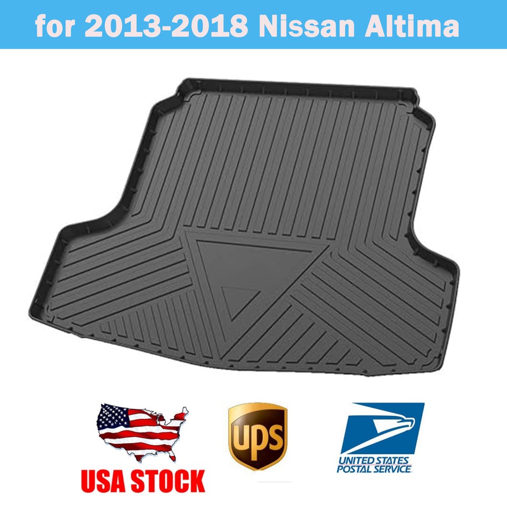 TPO Universal Waterproof for Nissan Altima 2013-2018 Car Rear Cargo Trunk Mats