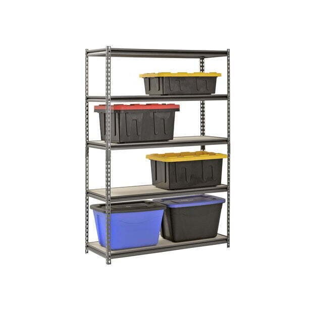 5Shelf Heavy Duty Muscle Rack Steel Storage Garage Unit Shelves Rack 48
