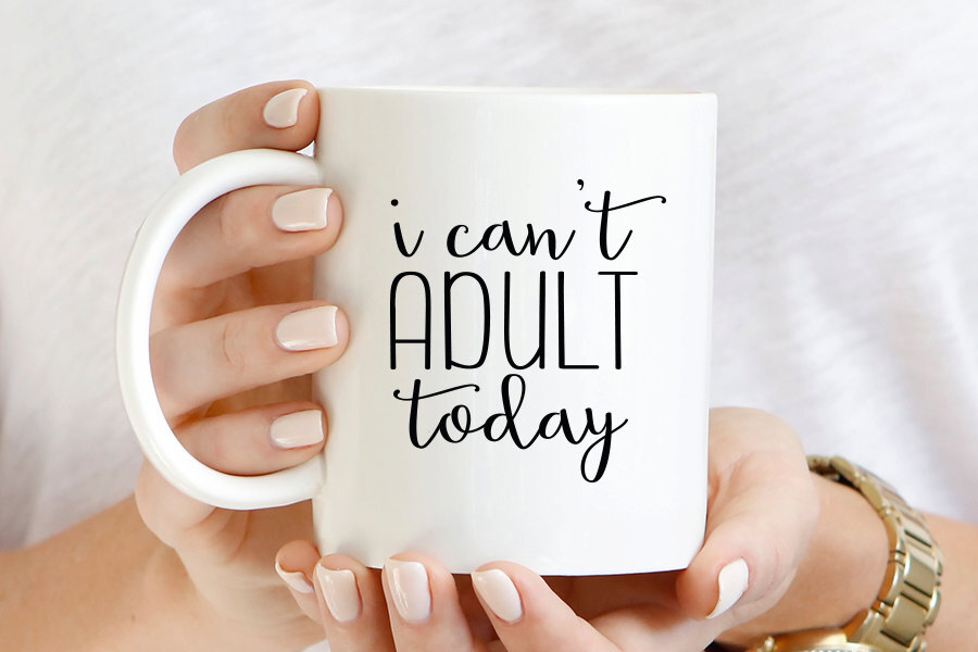 Adulting Coworker Funny Gift I Can't Adult Today Mug Adulting Coffee Mug