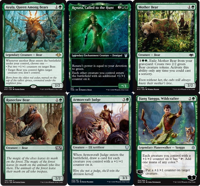 Ayula - Bear Tribal Deck Commander/EDH MTG Magic The Gathering - NM 100 Cards