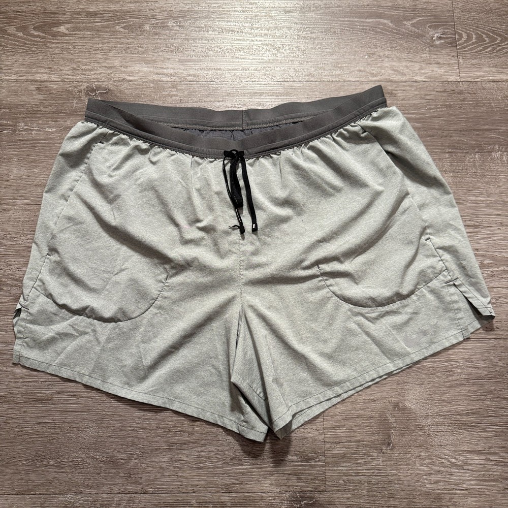 Nike Shorts Mens XL Gray Flex Stride Lined Running Drawstring Outdoor Run Adult