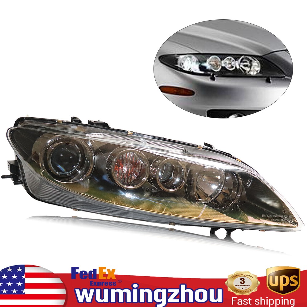 Front Headlight For 2006 2007 2008 Mazda 6 Passenger Side Right Headlamp