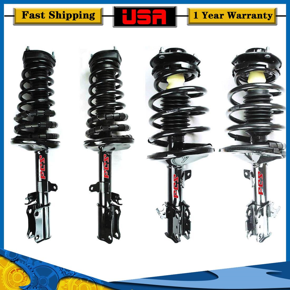 Toyota Avalon Camry Lexus Front & Rear Struts Coil Springs FCS Kit