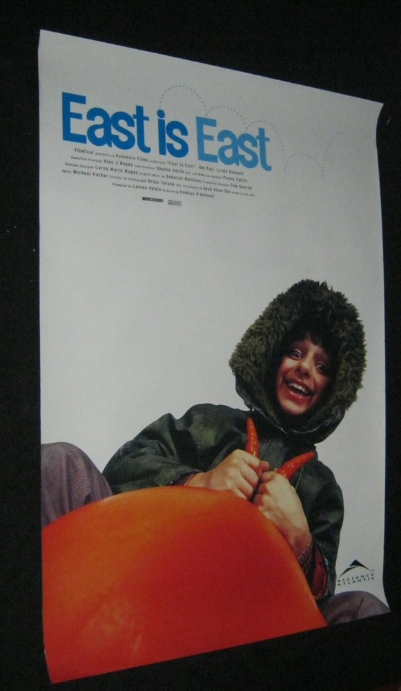 Original EAST IS EAST aka FISH & CHIPS Subway Train Mall Poster 28 X 40 RARE!!