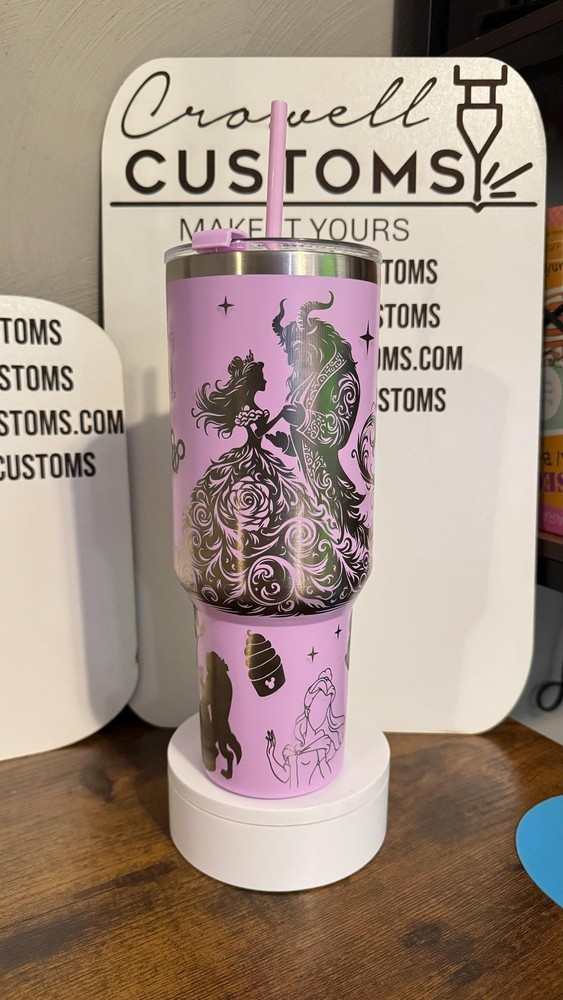 Belle! Beauty and the Beast Theme Quencher Tumbler (30oz, 40oz, + Stanleys) (V1)