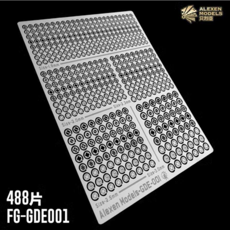 Alexen GDE001 Zhagu Detail Enhancement/Combination Stacked Etching Chip Series