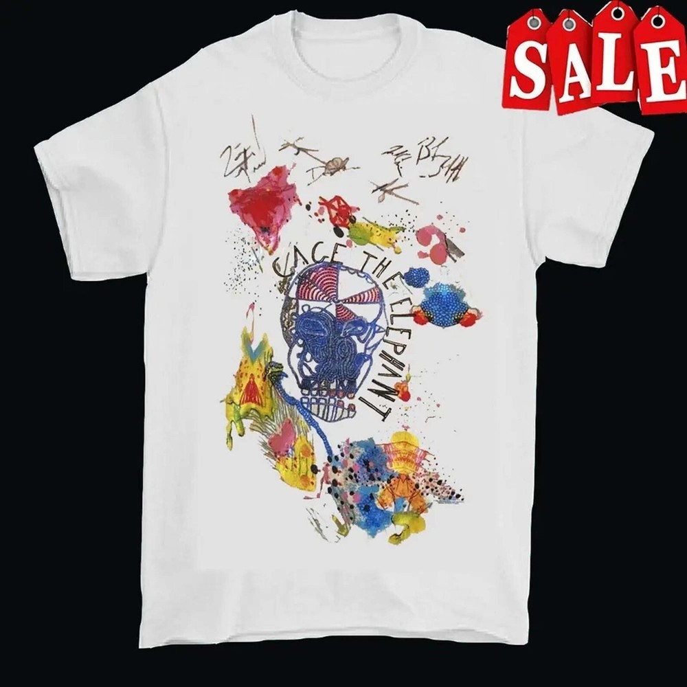 Cage The Elephant Self Titled T-Shirt Gift Full Size S-5XL NP067 FREE SHIPPING