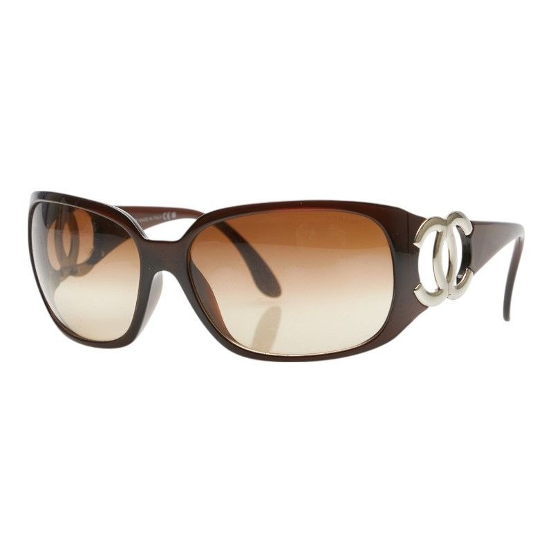 Chanel 6014 64□16 Coco Mark Brown Women's Sunglasses from Japan