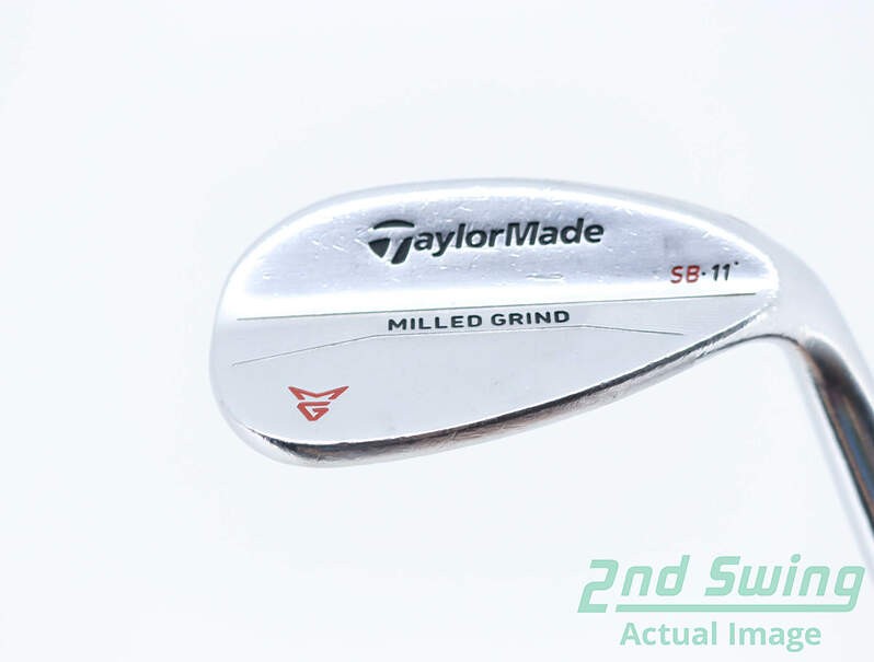 TaylorMade Milled Grind Satin Chrome Lob Wedge 58° Stiff Steel Right-Handed 34.5in