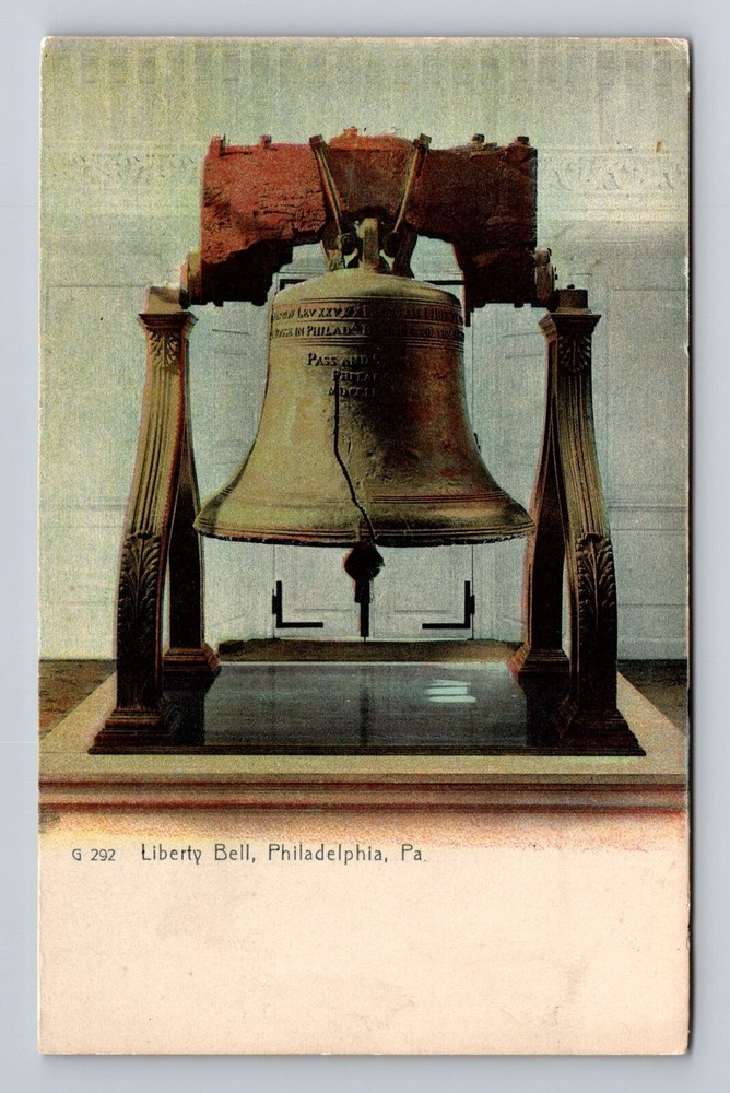 Philadelphia PA-Pennsylvania, Historic Liberty Bell, Antique Vintage Postcard