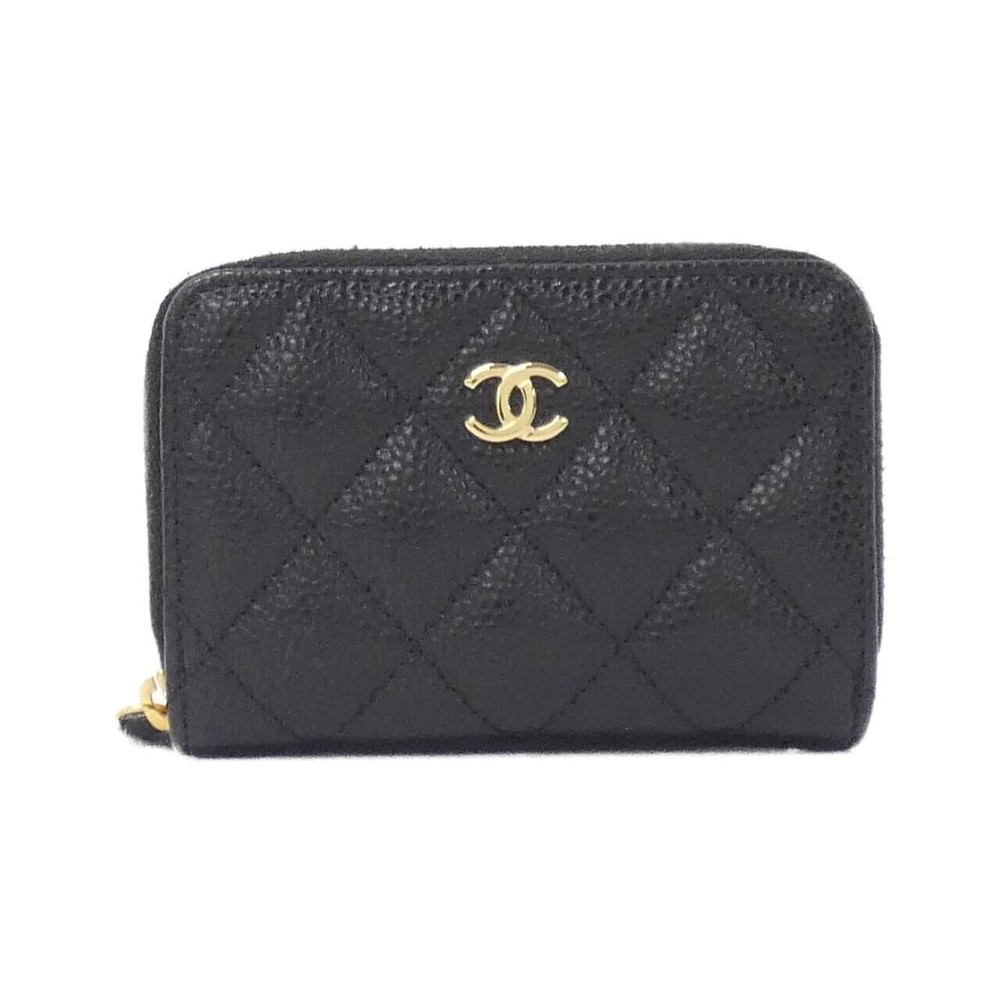 Authentic CHANEL Timeless Classic Line AP0216 Coin Case Black 2600078926370