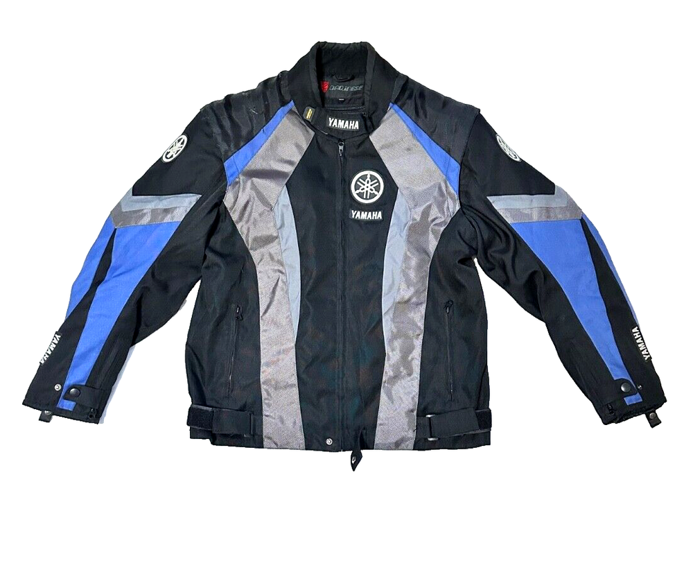 YAMAHA Racing Jacket Nylon Jacket Black Grey Blue 3XL limited From JAPAN hoodie