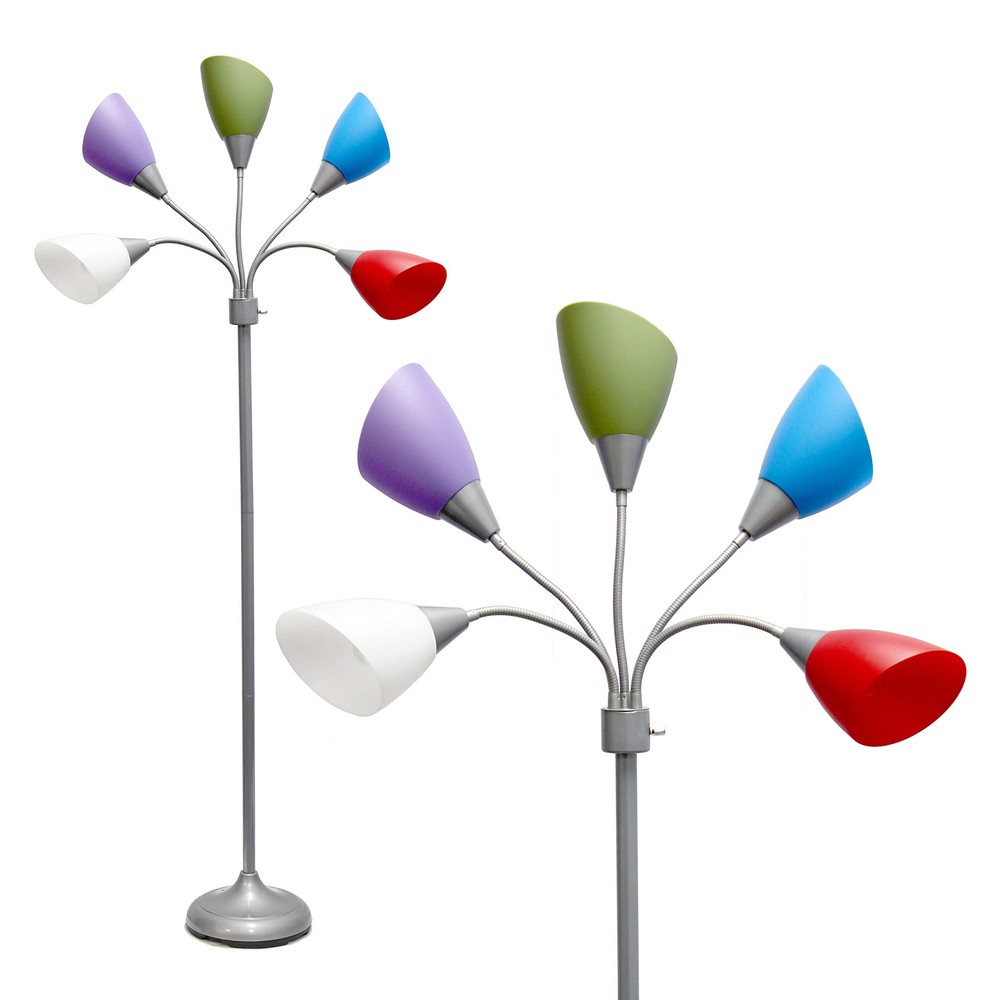 LF2006-SDM 67-Inch Modern 5-Light Medusa Gooseneck Adjustable Ceiling Fixture