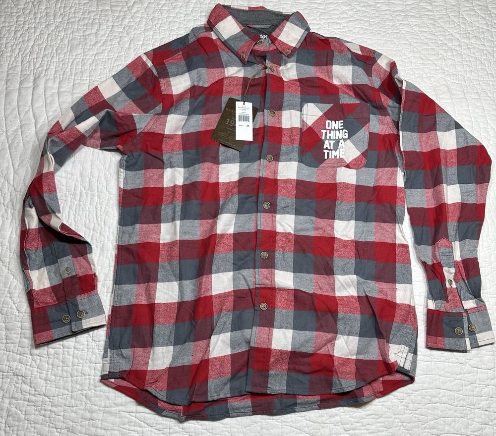 Morgan Wallen Vintage Weatherproof Flannel Shirt Medium NWT