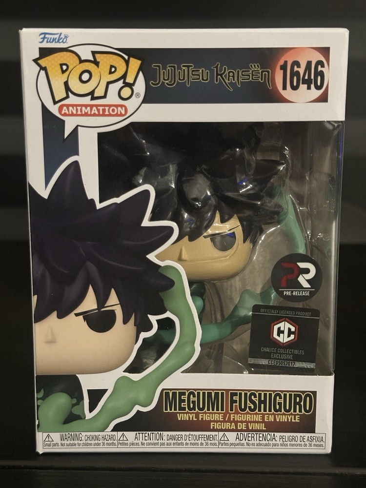 Megumi Fushiguro Funko Pop Pre-release Chalice Exclusive