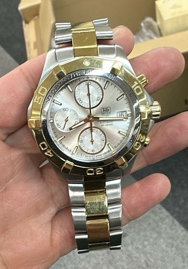 TAG Heuer Aquaracer Silver Mens Watch CAF2120 BB0816