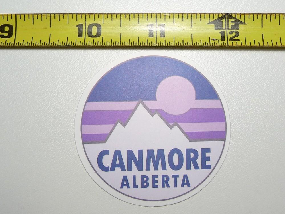 CANMORE NATIONAL PARK ALBERTA #1 DECAL STICKER HIKING CAMPING NATURE OUTDOOR